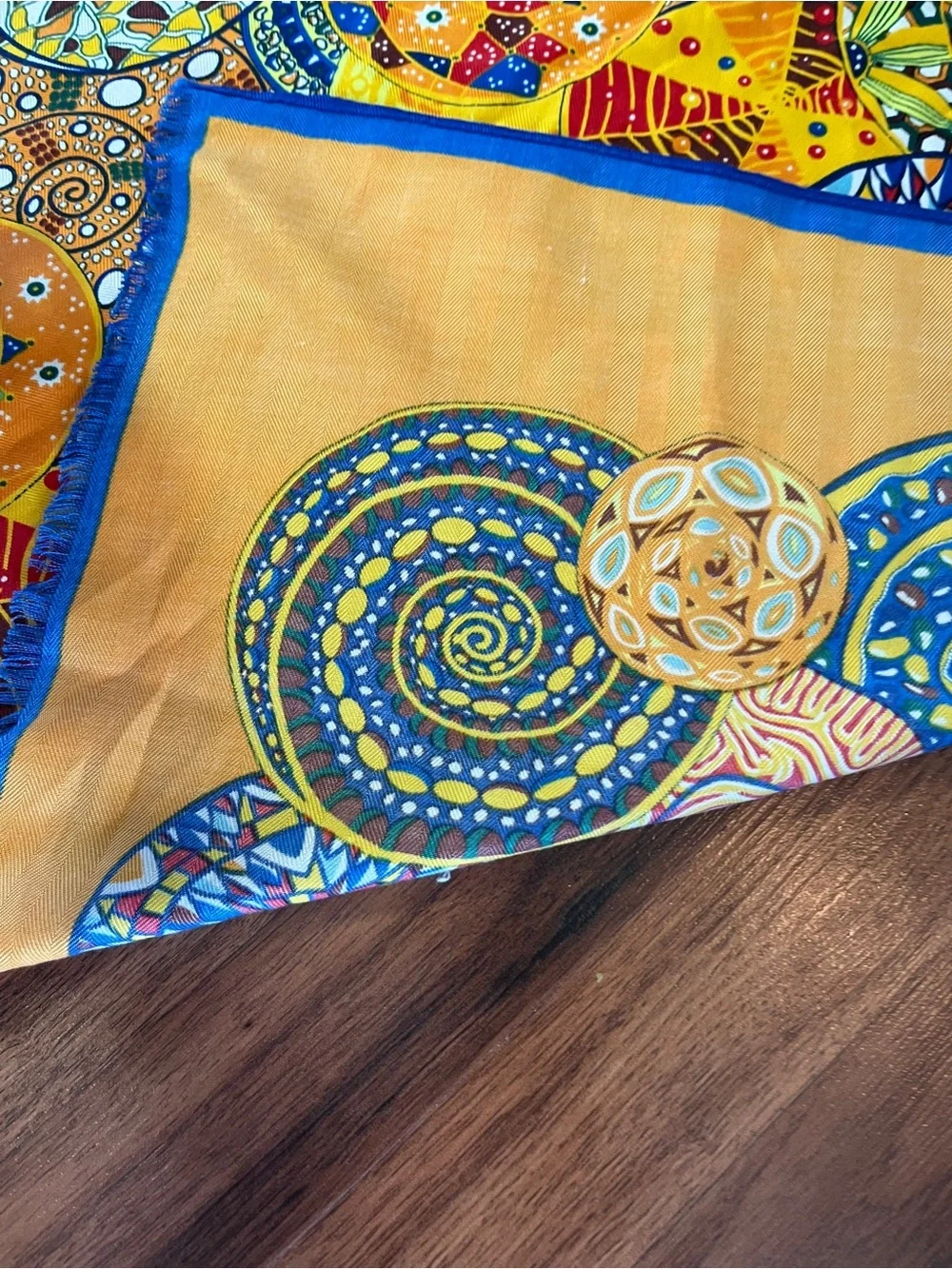 Bohemian oversized Mandala art to wear Shaw scarf wrap pashmina burning man